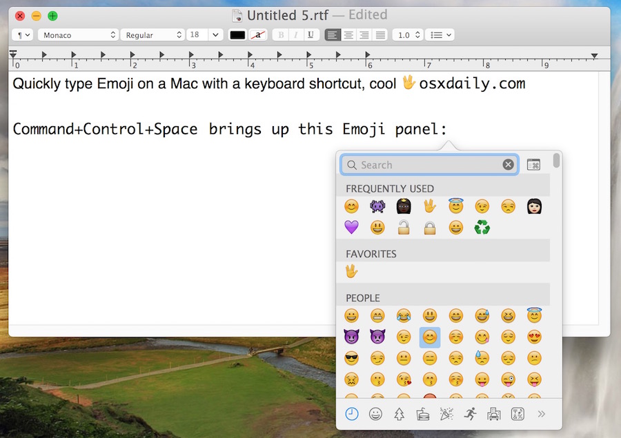 outlook 2016 for mac send keyboard shortcut